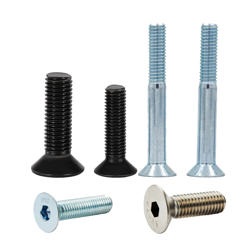 内六角沉头/平头螺钉 GB70.3，DIN7991，ISO10642，ASME/ANSI B18.3-2A，ASME/ANSI B18.3-8